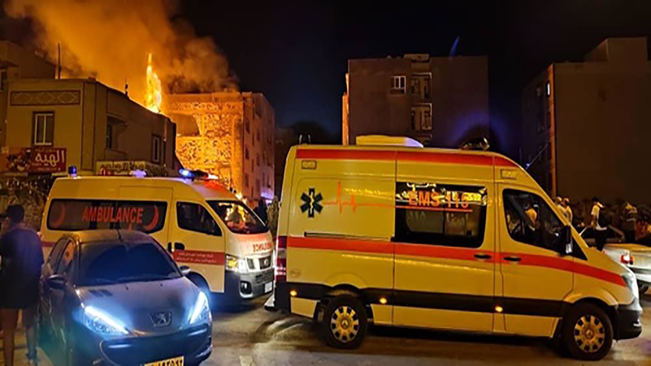 شمار مصدومین حادثه آتش سوزی قشم به هشت نفر رسید